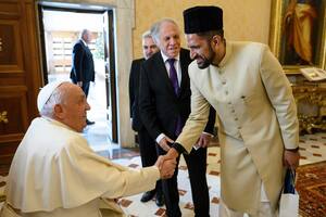La audiencia privada del Imam Marwan Gill con el Papa en 2022