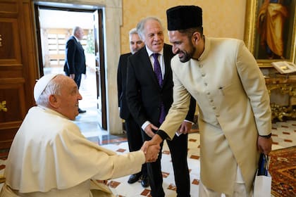 La audiencia privada del Imam Marwan Gill con el Papa en 2022