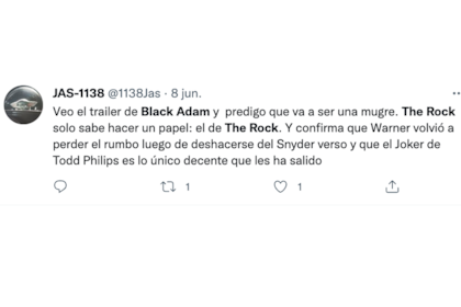 La audiencia ya tiene bajas expectativas de la película