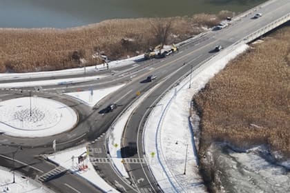 La autopista en Annsville Circle vio finalizada una reforma clave contra las inundaciones