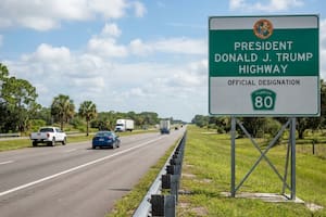 La Trump Highway de Florida se extiende a 124 millas desde el 1° de julio