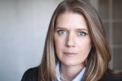 La autora, en pie de guerra