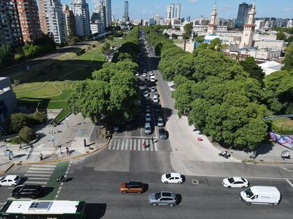 La Avenida Bullrich, en Palermo