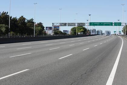 La avenida General Paz, esta mañana
