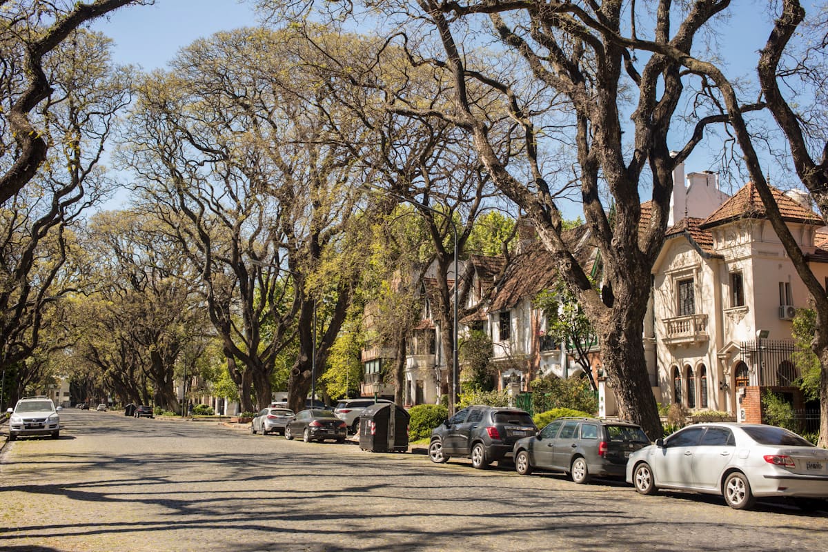 La avenida Melian, un clásico del barrio de Belgrano