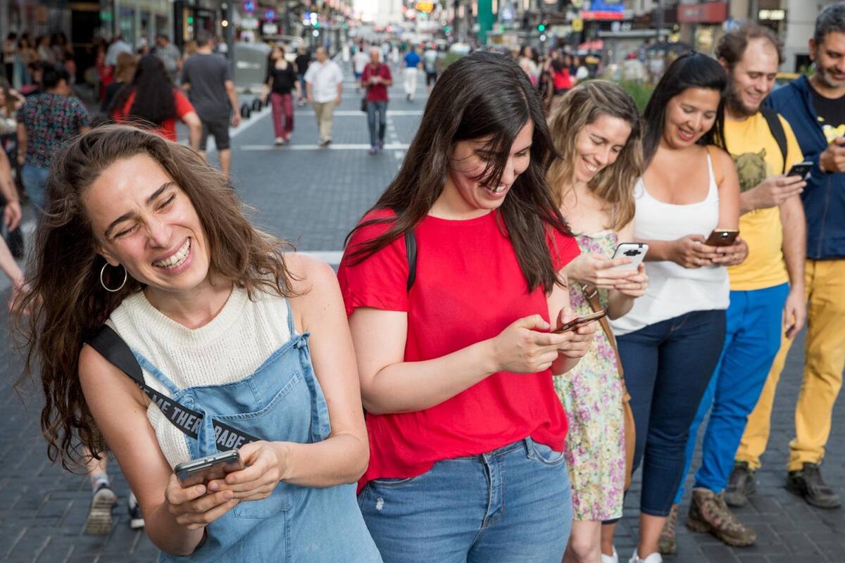 La aventura comienza en la zona peatonal de la avenida Corrientes