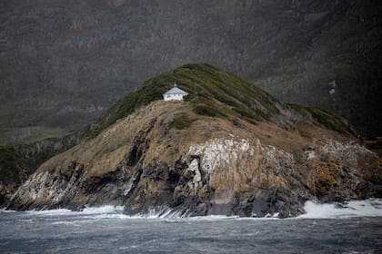 El faro del Fin del Mundo en la Isla de los Estados