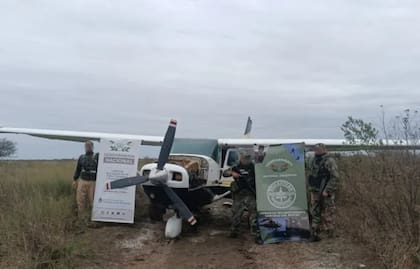 La avioneta secuestrada
