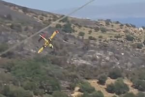 La avioneta llevaba a dos personas a bordo
