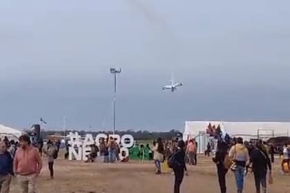 La avioneta participaba de un espectáculo aéreo