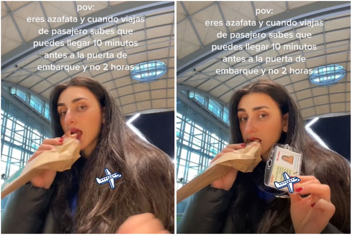 La azafata reveló su manera de subir al avión sin hacer filas