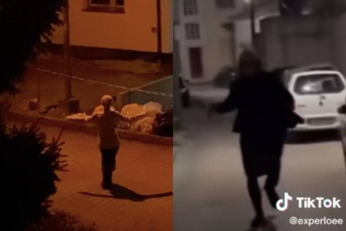 "La bailarina endemoniada" se volvió bastante popular en TikTok (Foto: TikTok @aatec13 / @ experloee)