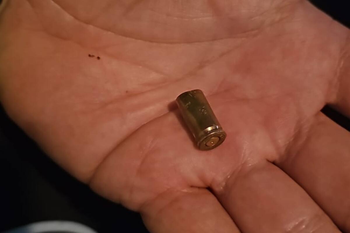 La bala que quedó dentro del auto del dirigente del PRO