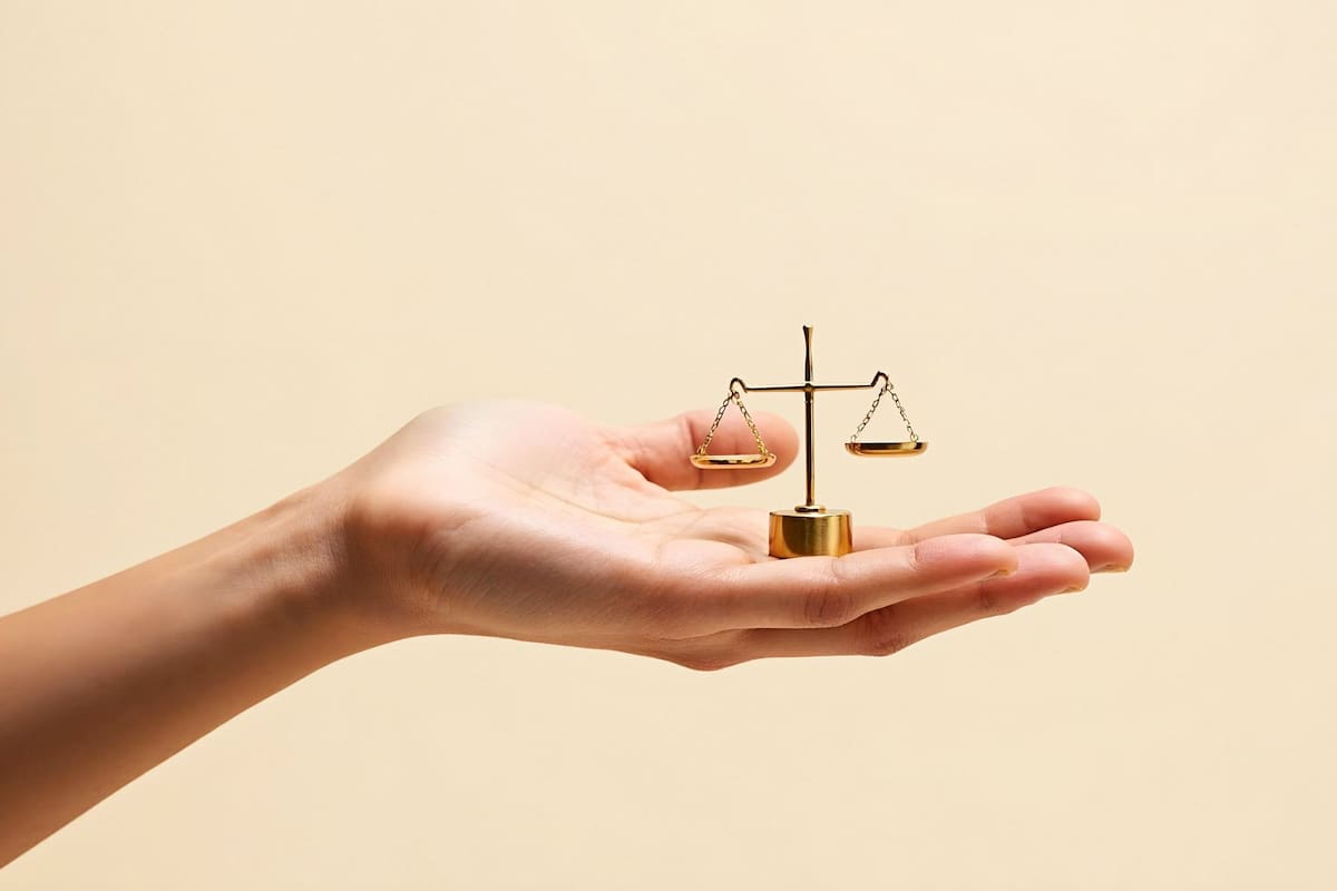 La balanza de la ética es fundamental para Sócrates, aunque no hay vuelta atrás una vez que se rompe el equilibrio