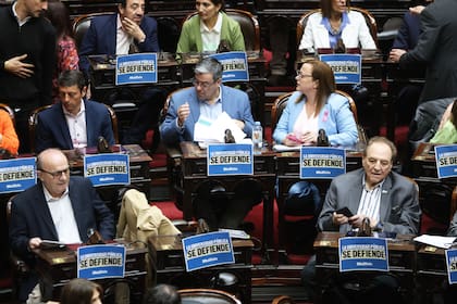 La bancada de Unión por la Patria