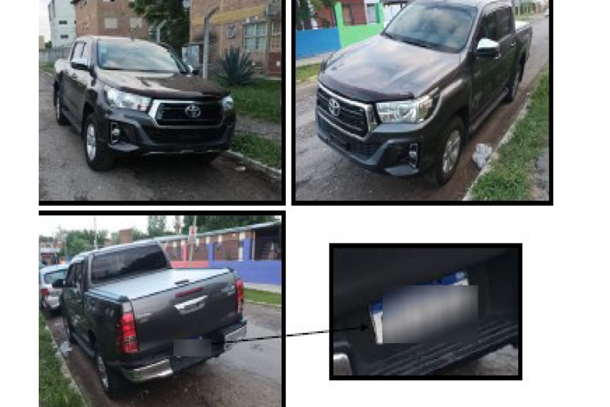 La banda de ladrones robaba camionetas Toyota Hilux