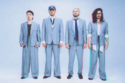 La banda de pop colombiano Morat.