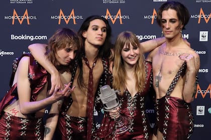 La banda de rock Maneskin, en representación de Italia, fue la ganadora de la final del Festival de Eurovisión en 2021