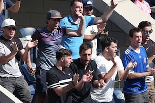 "La banda del salamín": los 14 amigos de Del Potro que lo alientan en el US Open
