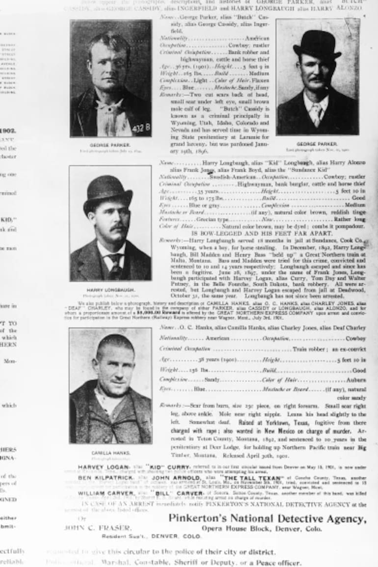 La banda salvaje, de Butch Cassidy y Sundance Kid