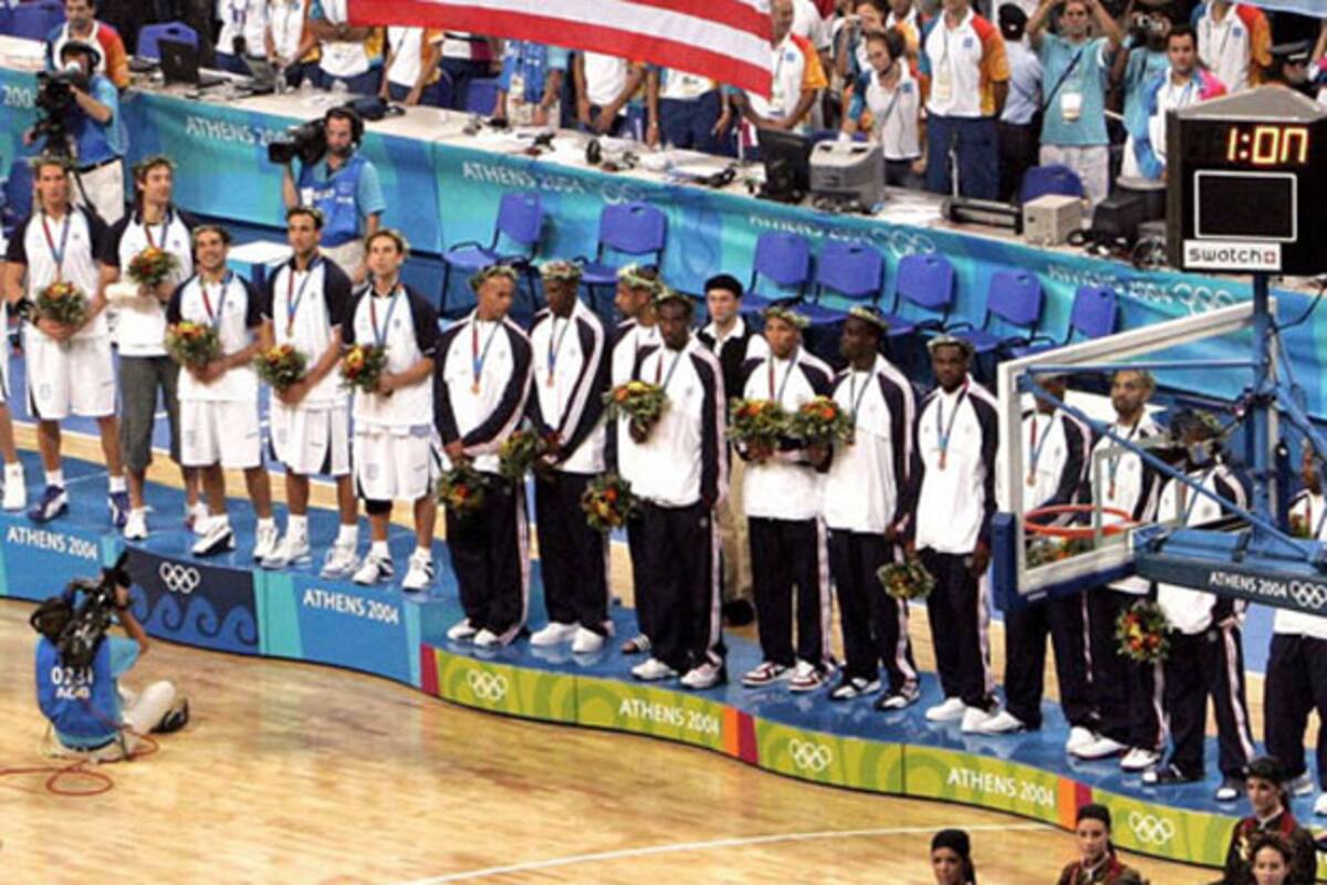 La bandera argentina, en lo más alto del podio