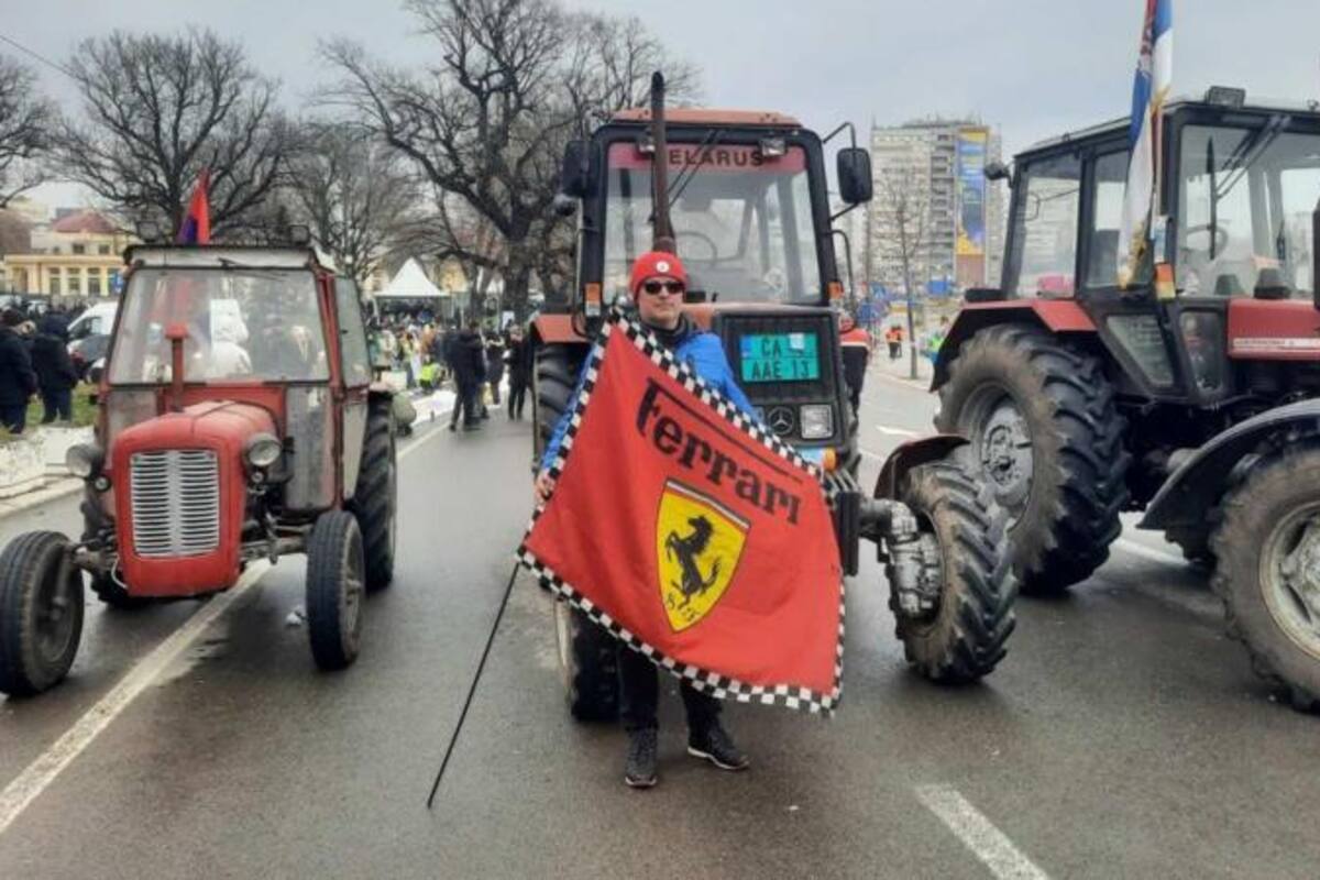 La bandera de Ferrari se convirtió en una leyenda en Serbia con muchos mitos a su alrededor