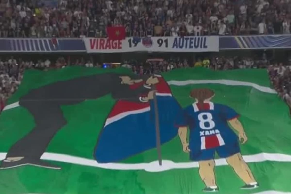 La bandera de los hinchas