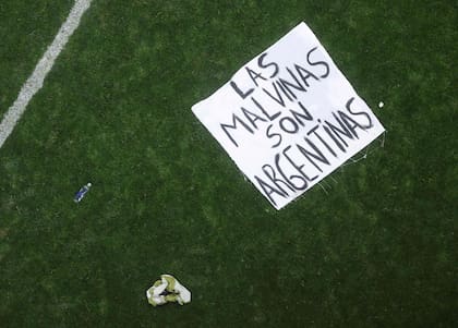 La bandera mostrada por la selección