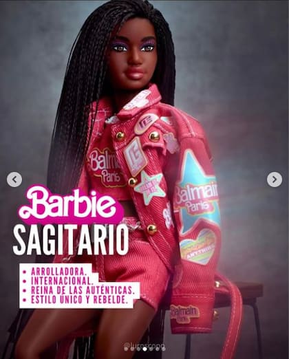 La Barbie sagitariana tendría un estilo rebelde y auténtico