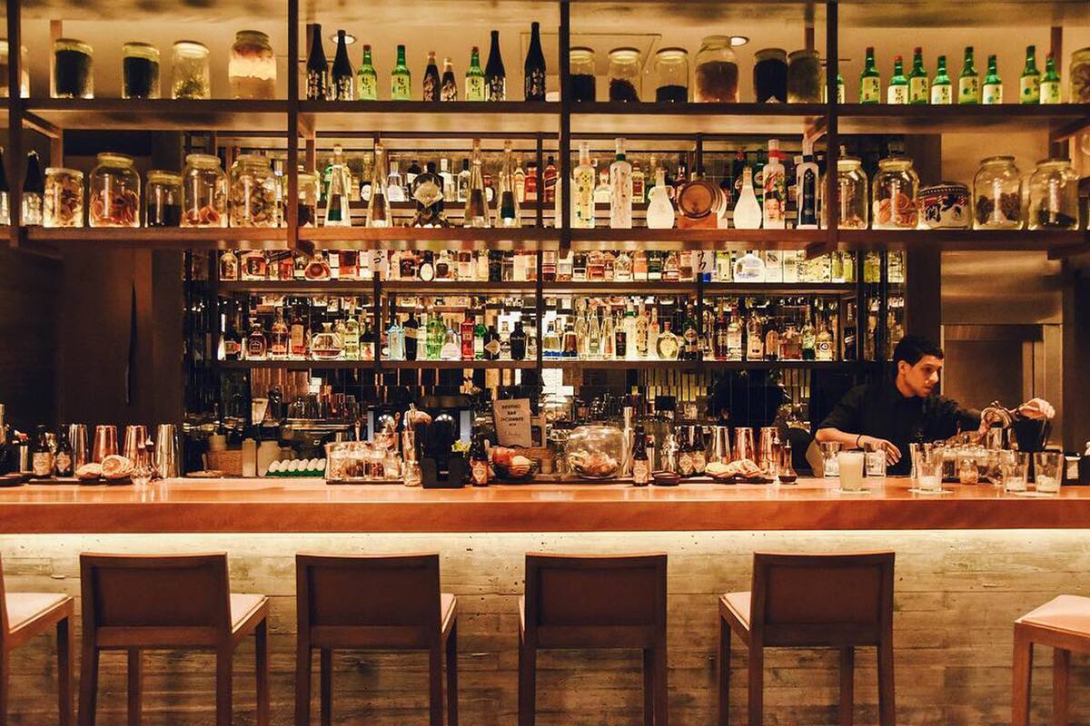 La barra de Osaka, uno de los que atraen al público hace casi una década