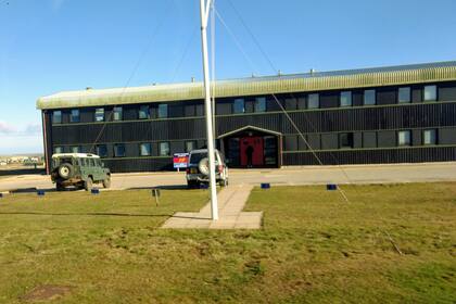 La base británica de Mount Pleasant, en Malvinas