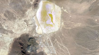 La base de la fuerza aérea de Estados Unidos conocida como "Área 51"