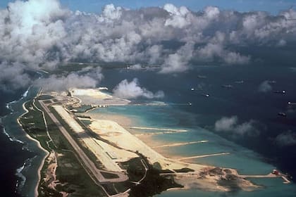 La base de la Isla Diego García en el archipiélago de Chagos
