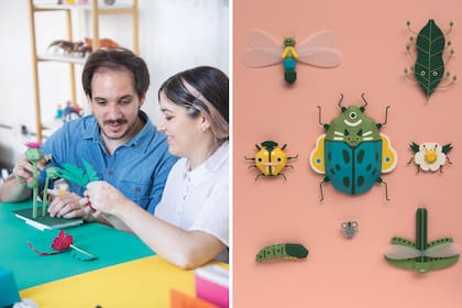 La base de las creaciones personales es la naturaleza; investigan y aprenden sobre distintas especies y curiosidades, que luego traducen en papel.