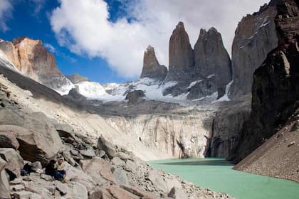 La base de las Torres del Paine