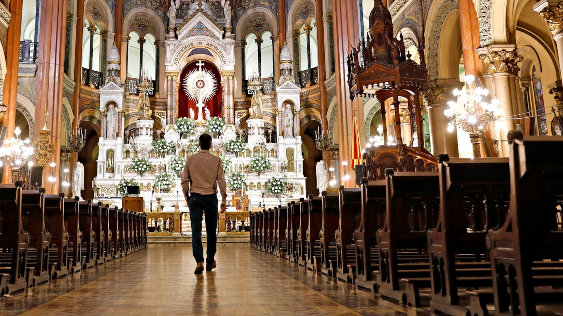 La Basílica del Sacramento en el barrio de Retiro