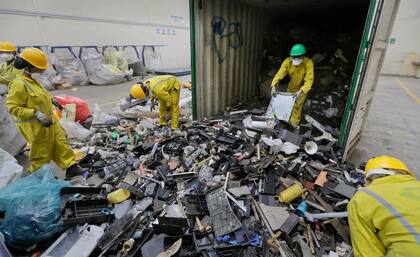 La basura digital se concentra en Europa, Asia Oriental y América del Norte, aunque en la mayoría de los casos termina en Africa