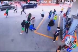 La batalla campal entre hinchas de Atlético Nacional