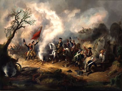 La batalla de Monmouth, del 28 de junio de 1778