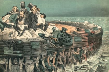 La batalla de Morgan contra la competencia irracional "ruinosa" abarcó todo el campo de la economía estadounidense
