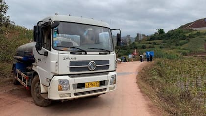 La BBC encontró caminos "bloqueados" en China.