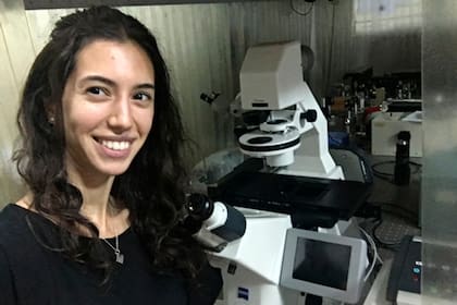 La becaria Manuela Gabriel