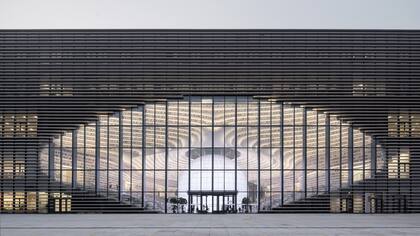 La biblioteca de Tianjin, en China