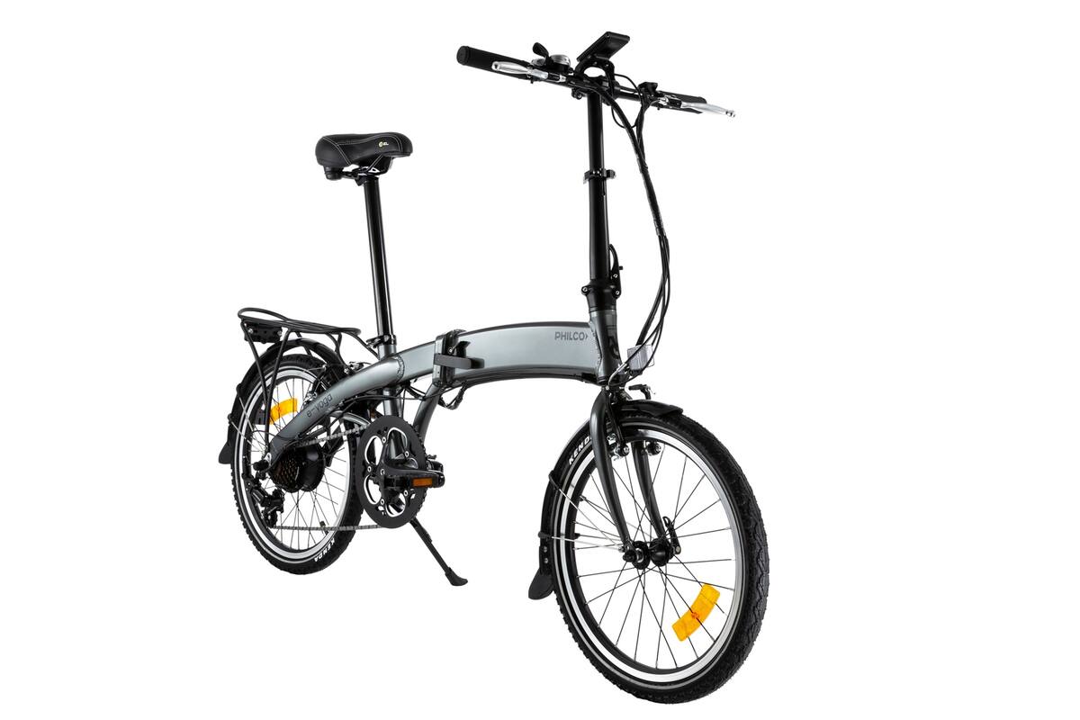 La bici eléctrica de Philco tiene siete cambios y buena reacción de frenado. Es una alternativa que permite hacer gimnasia, viajar de manera sustentable y, al mismo tiempo, lograr distancias mayores gracias a su motor eléctrico.