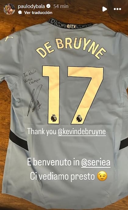La bienvenida de Dybala a Kevin De Bruyne