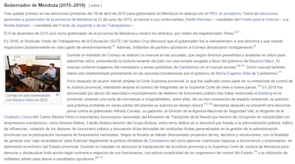 La biografía modificada de Alfredo Cornejo
