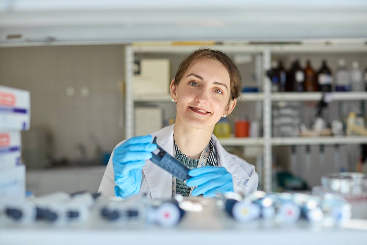 La bioquímica Cristina Weber, una historia de superación