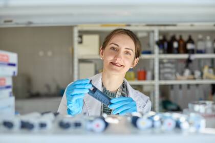 La bioquímica Cristina Weber, una historia de superación