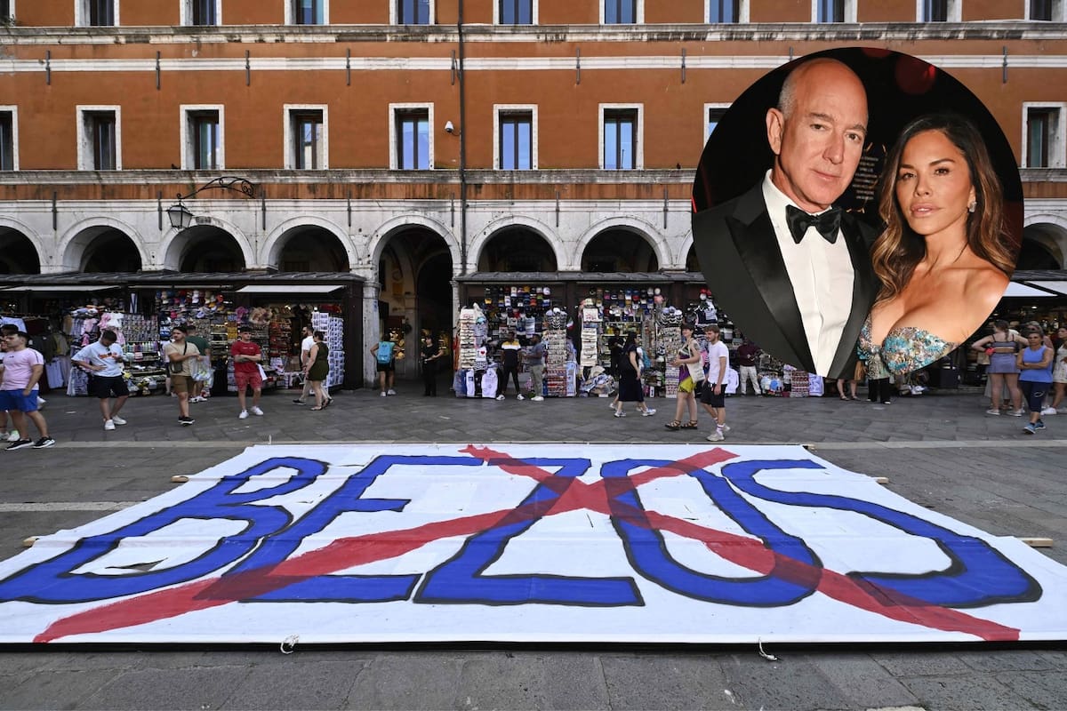La boda de Bezos forma parte de las luchas de los venecianos contra el turismo excesivo
