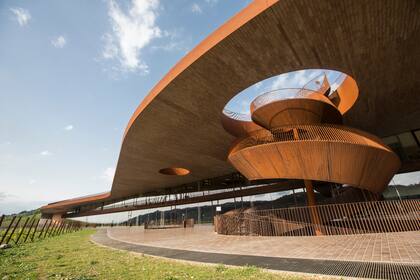 La bodega Antinori nel Chianti Classico fue inaugurada en 2012